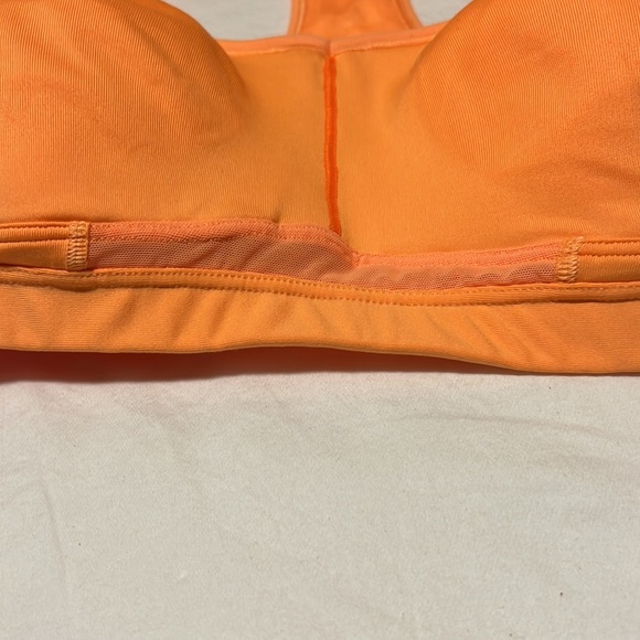 Athleta HullaBRAloo! Sports Bra Racerback 36C Goldenrod Orange FreeSH - Picture 2 of 5